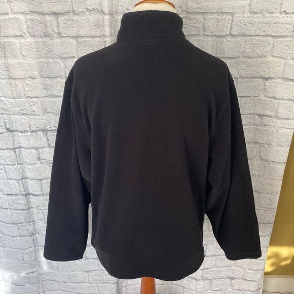 Old Navy men XXL quarter zip Longsleeve fleece pullover black - Picture 8 of 11